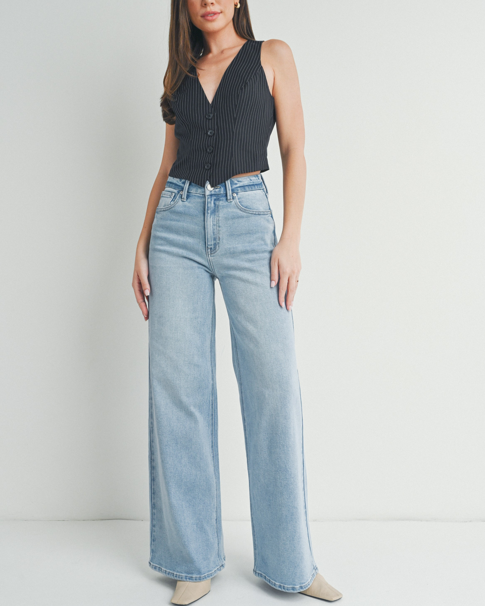 LUCIA WIDE LEG DENIM – Sol Chaser