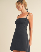 Load image into Gallery viewer, ACE OUT TENNIS DRESS - BLACK