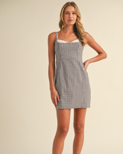 Load image into Gallery viewer, NORAH GINGHAM MINI DRESS