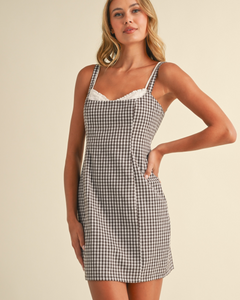 NORAH GINGHAM MINI DRESS