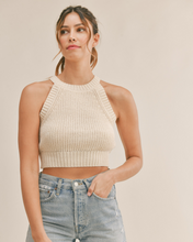 Load image into Gallery viewer, SUNCOAST KNIT CROP TOP