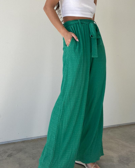ZUMIREZ WIDE LEG PANTS