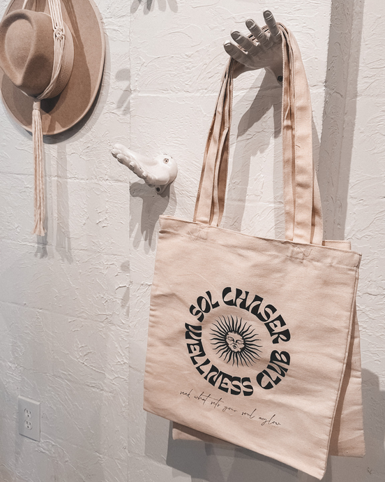 WELLNESS CLUB CANVAS TOTE BAG
