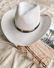 Load image into Gallery viewer, WEST SHORES STRAW COWBOY HAT