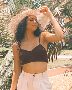 MYKONOS RIBBED BRALETTE