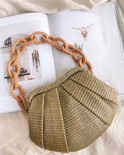 Load image into Gallery viewer, LANA WOVEN CLUTCH - OLIVE
